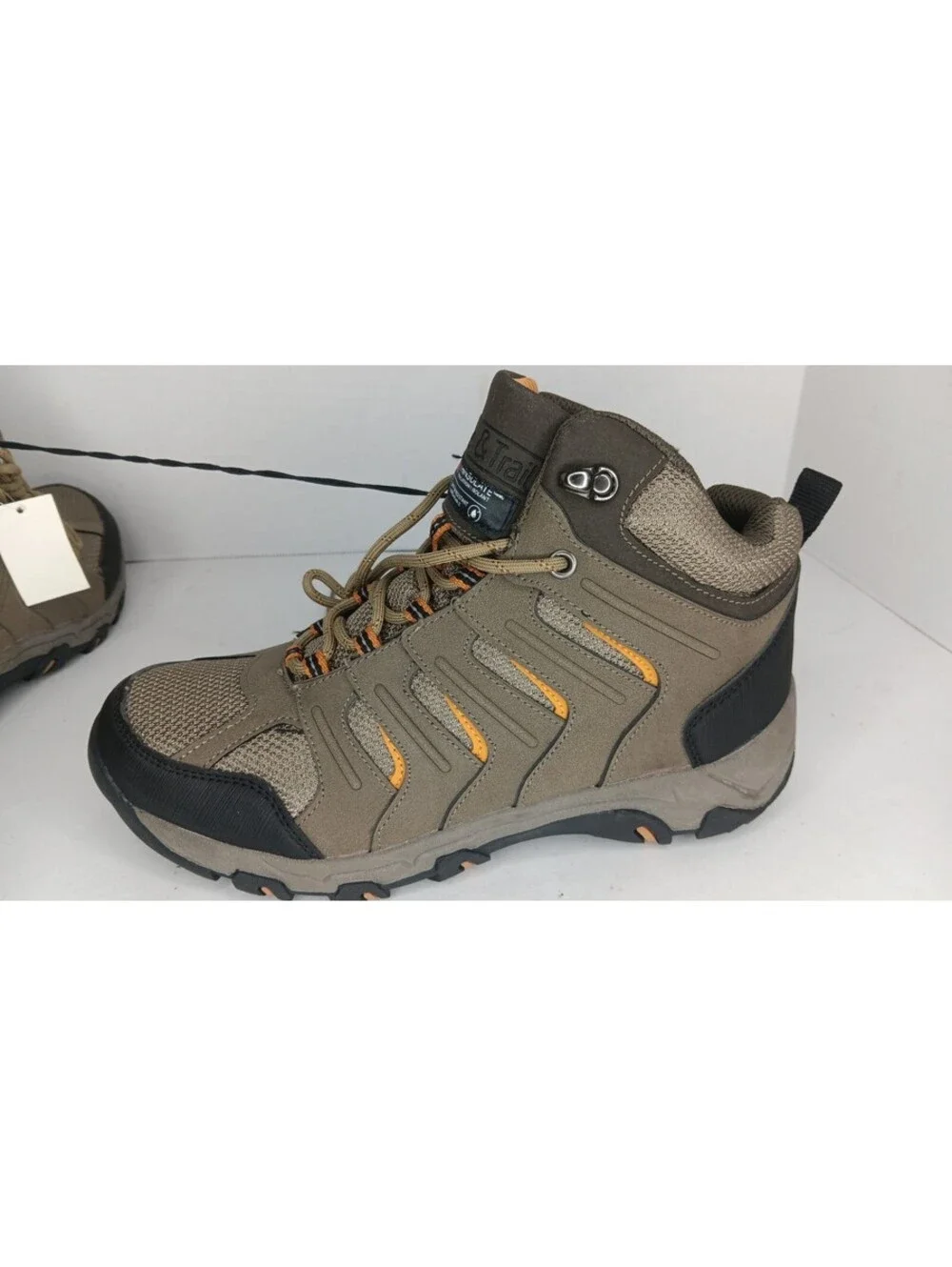 Men’s Lake & Trail Jackson Hiking Boot Tan/Orange Size 8 New W/Tags Thinsulated